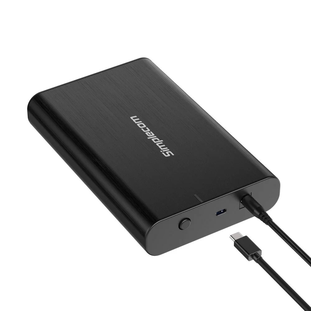 Aluminum 3.5’’ SATA to USB-C External Hard Drive Enclosure