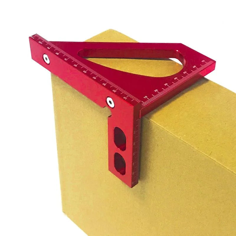 Aluminum Alloy 90 Degree Square Multi-function Ruler