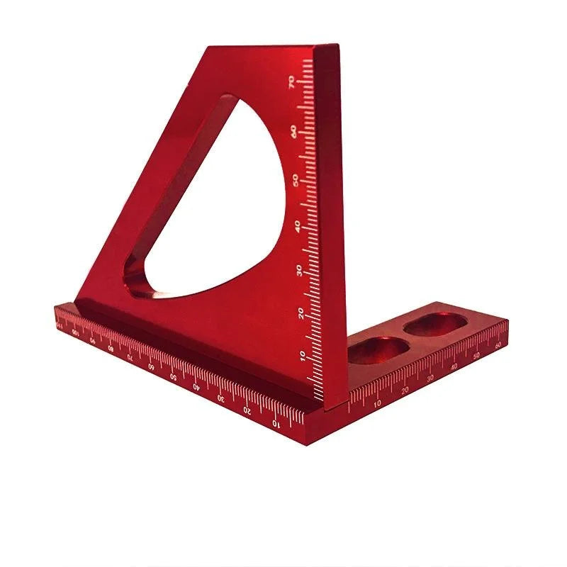 Aluminum Alloy 90 Degree Square Multi-function Ruler