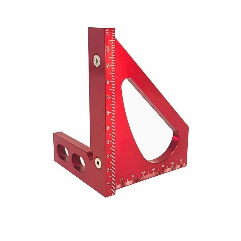 Aluminum Alloy 90 Degree Square Multi-function Ruler