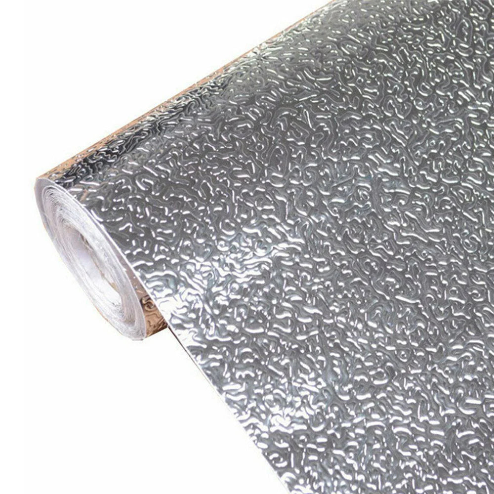 Aluminum Foil Sticker Self-Adhesive Oil-Proof Waterproof