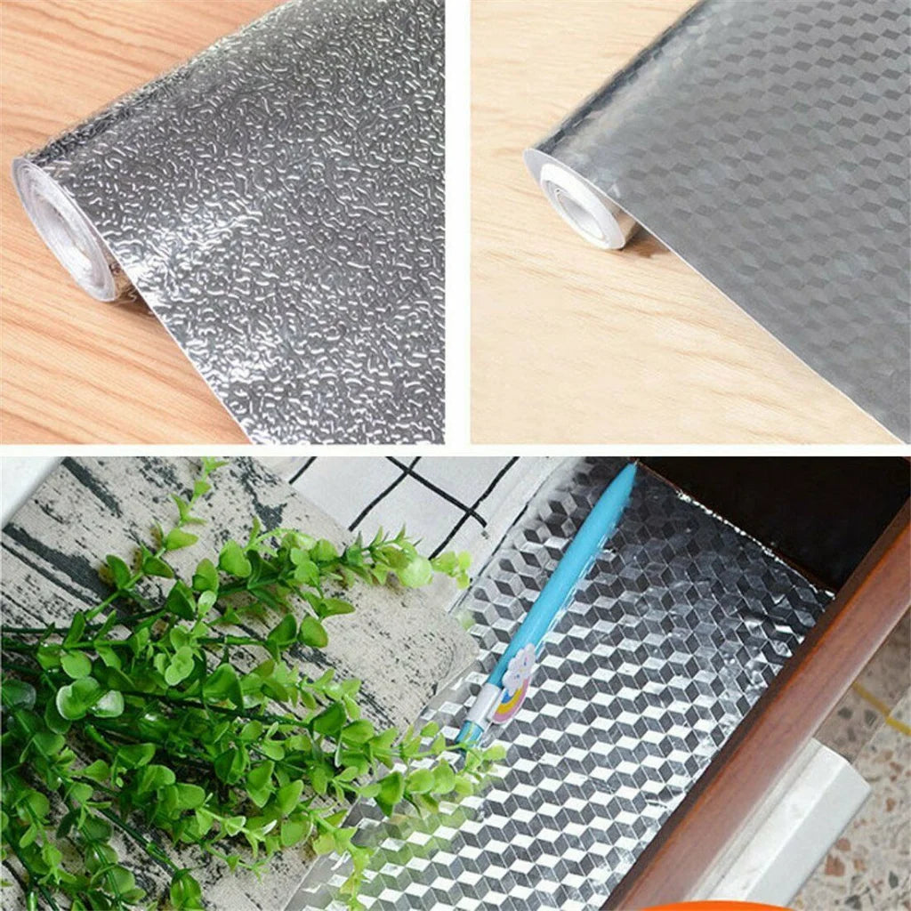 Aluminum Foil Sticker Self-Adhesive Oil-Proof Waterproof