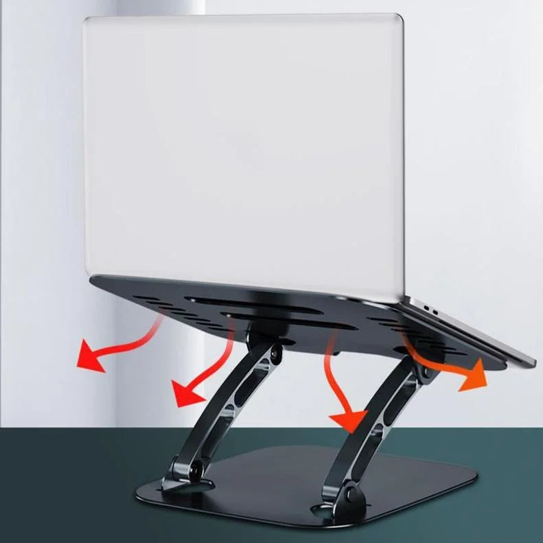 Aluminum Laptop Holder - Black - Electronics > Computer