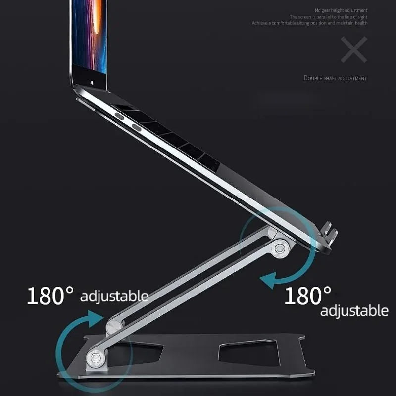 Aluminum Laptop Holder for 14-17.3 Inch Screens - Ergonomic