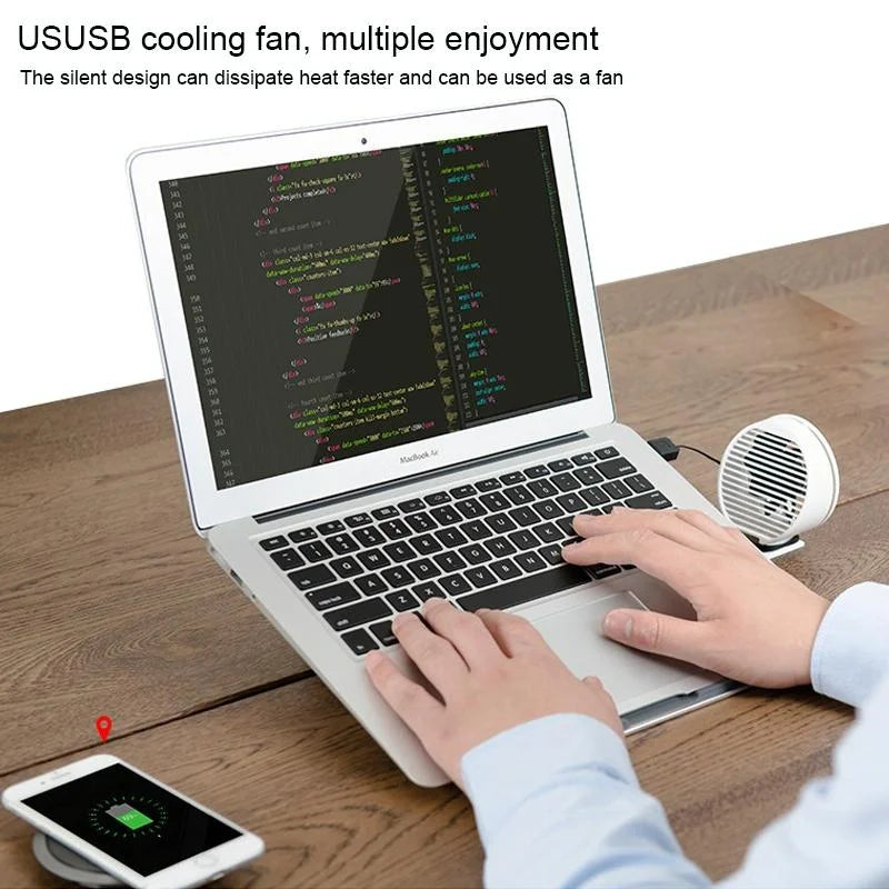 Aluminum Laptop Stand with Cooling - Electronics > Computer