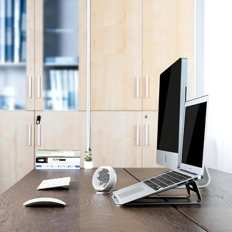 Aluminum Laptop Stand with Cooling - Electronics > Computer