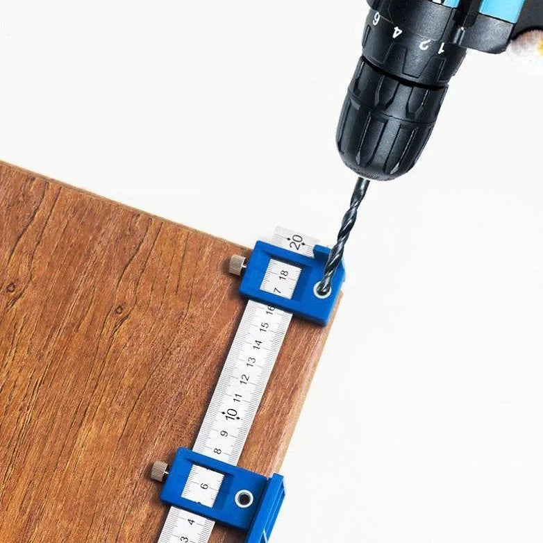 Aluminum Punch Locator for Cabinet Door Holes - Tools >