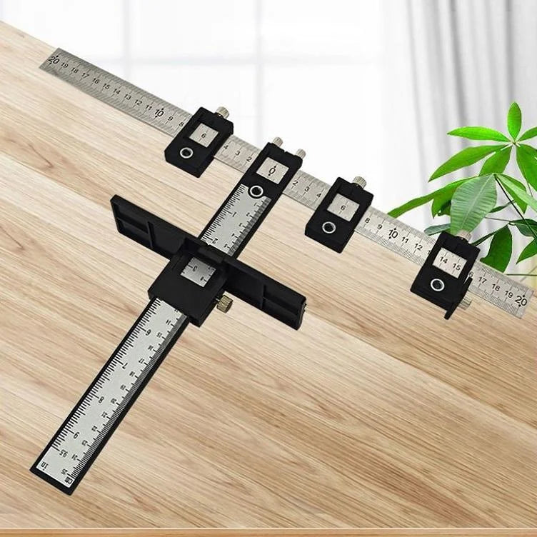 Aluminum Punch Locator for Cabinet Doors -all Aluminum