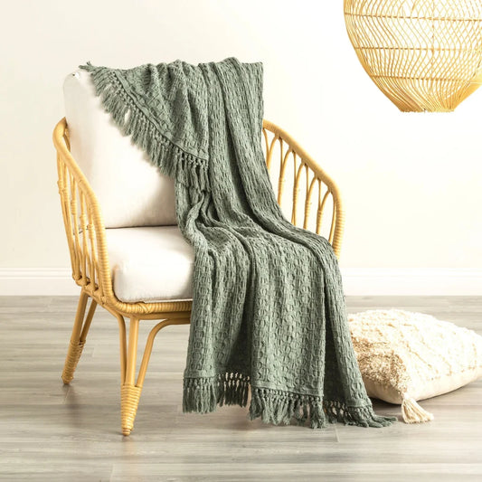 Alysian Jade Throw by Renee Taylor - Home & Garden