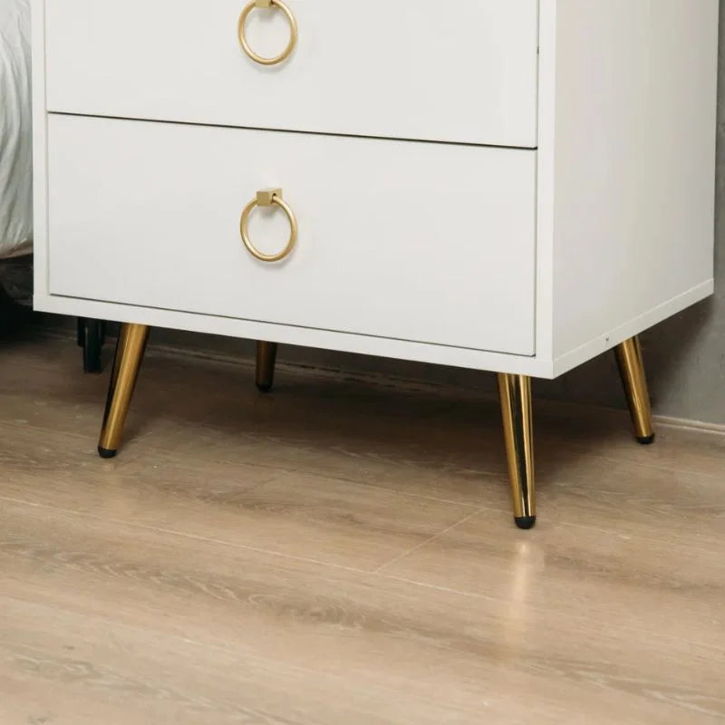 Amelia Modern LED Bedside table with USB and power socket