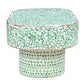 AMELIA OVAL MOTHER OF PEARL COFFEE TABLE - Furniture >