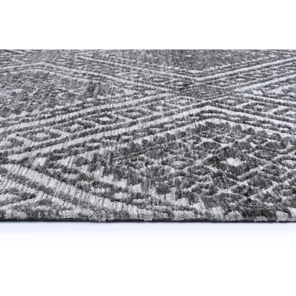 Amritsar AMRI05 Charcoal & Beige Rug - 160x230 - Home &