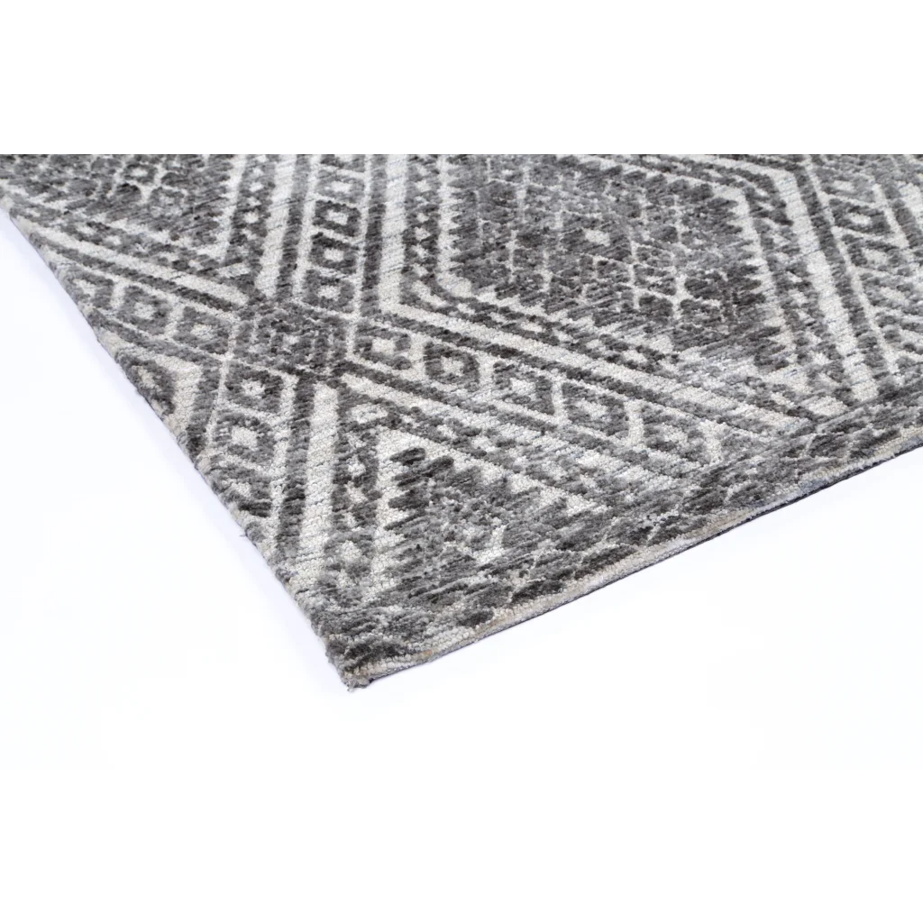 Amritsar AMRI05 Charcoal & Beige Rug - 160x230 - Home &