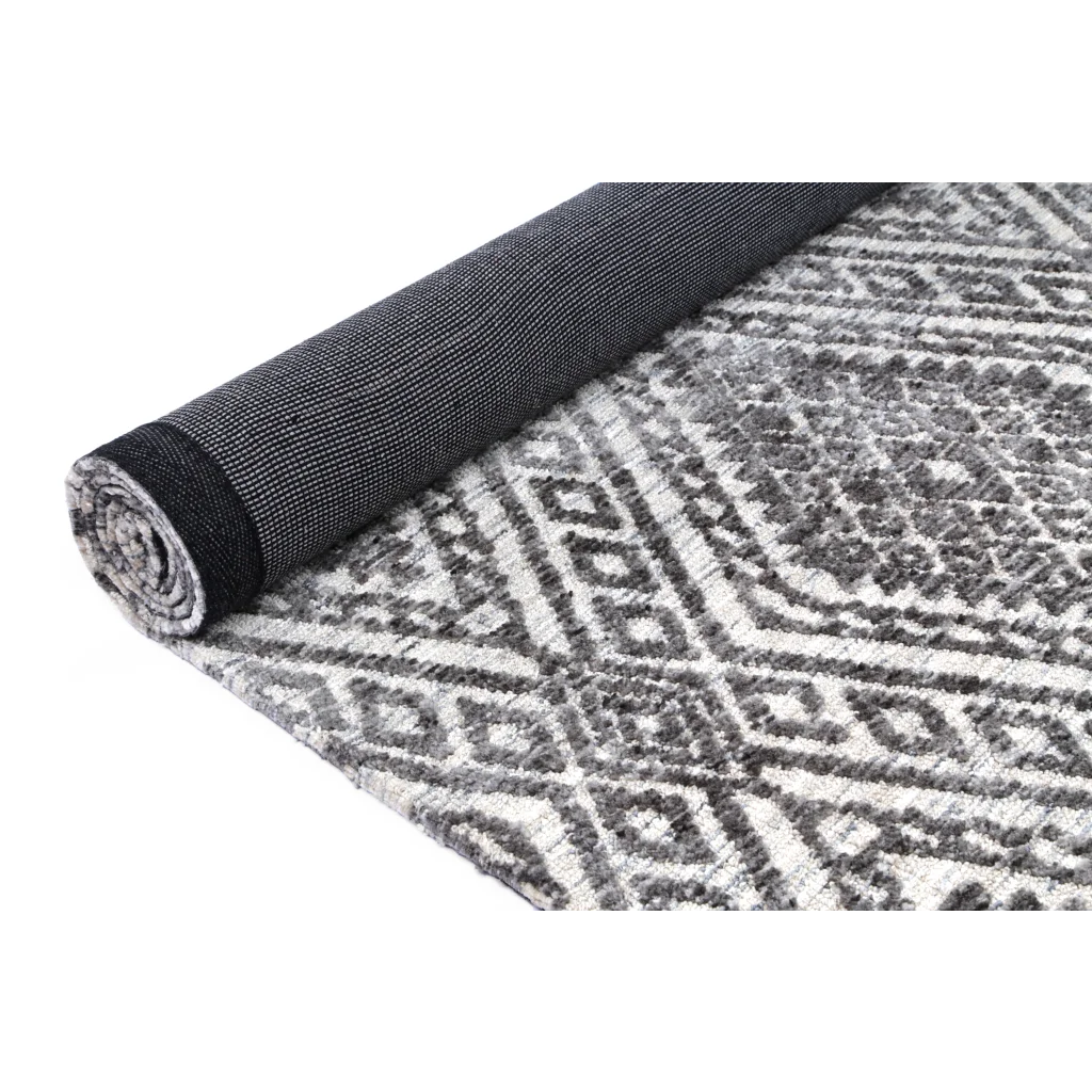 Amritsar AMRI05 Charcoal & Beige Rug - 160x230 - Home &