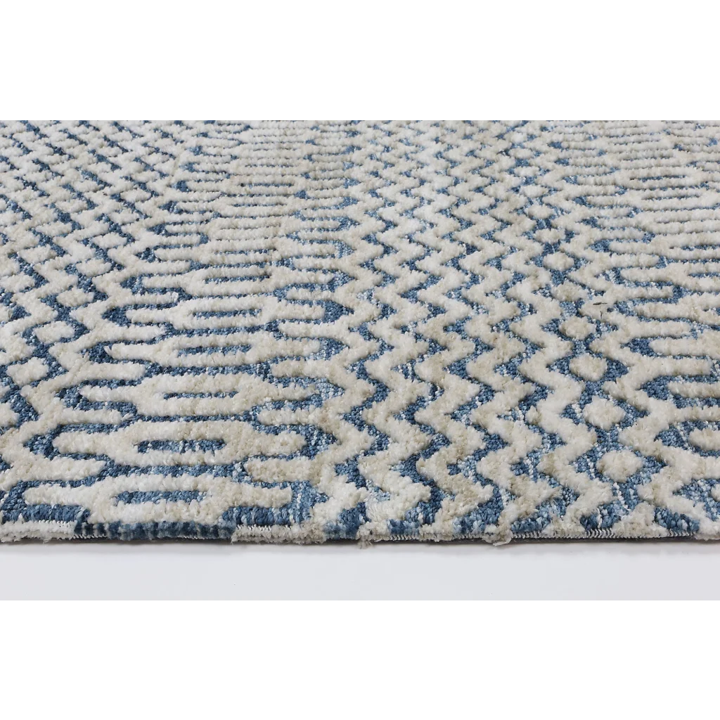 Amritsar Camphils Navy Tribal Rug - 240x330 - Home & Garden