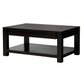 Amsterdam 2 Drawer Coffee Table - Chocolate - Furniture >