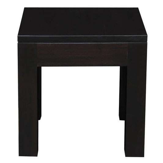 Amsterdam Solid Timber Lamp Table Chocolate