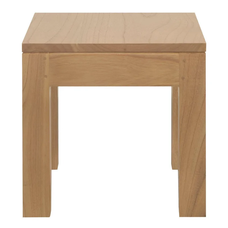 Amsterdam Solid Timber Lamp Table Natural