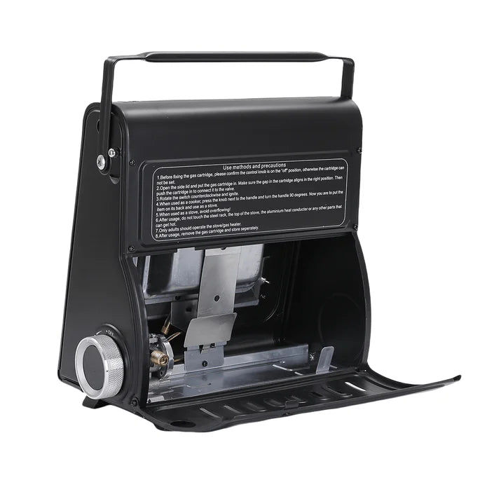 AMZ 1700W 2-in-1 Portable Outdoor Camping Butane Gas Heater