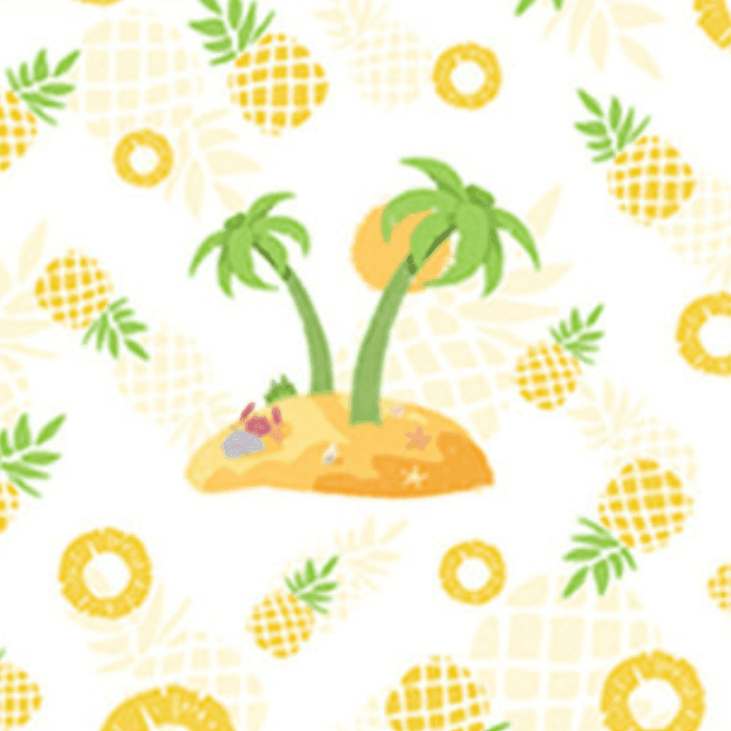 Angel DEPT Baby Muslin Wrap 120 X 120cm - Coconut Tree