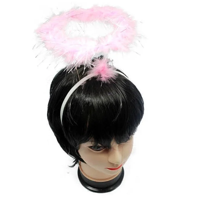 ANGEL HEADBAND Fairy Halo Hair Hoop Costume Dress Up Party