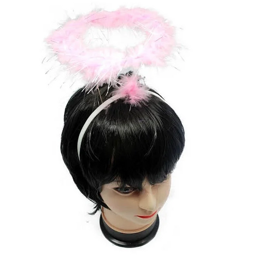 ANGEL HEADBAND Fairy Halo Hair Hoop Costume Dress Up Party