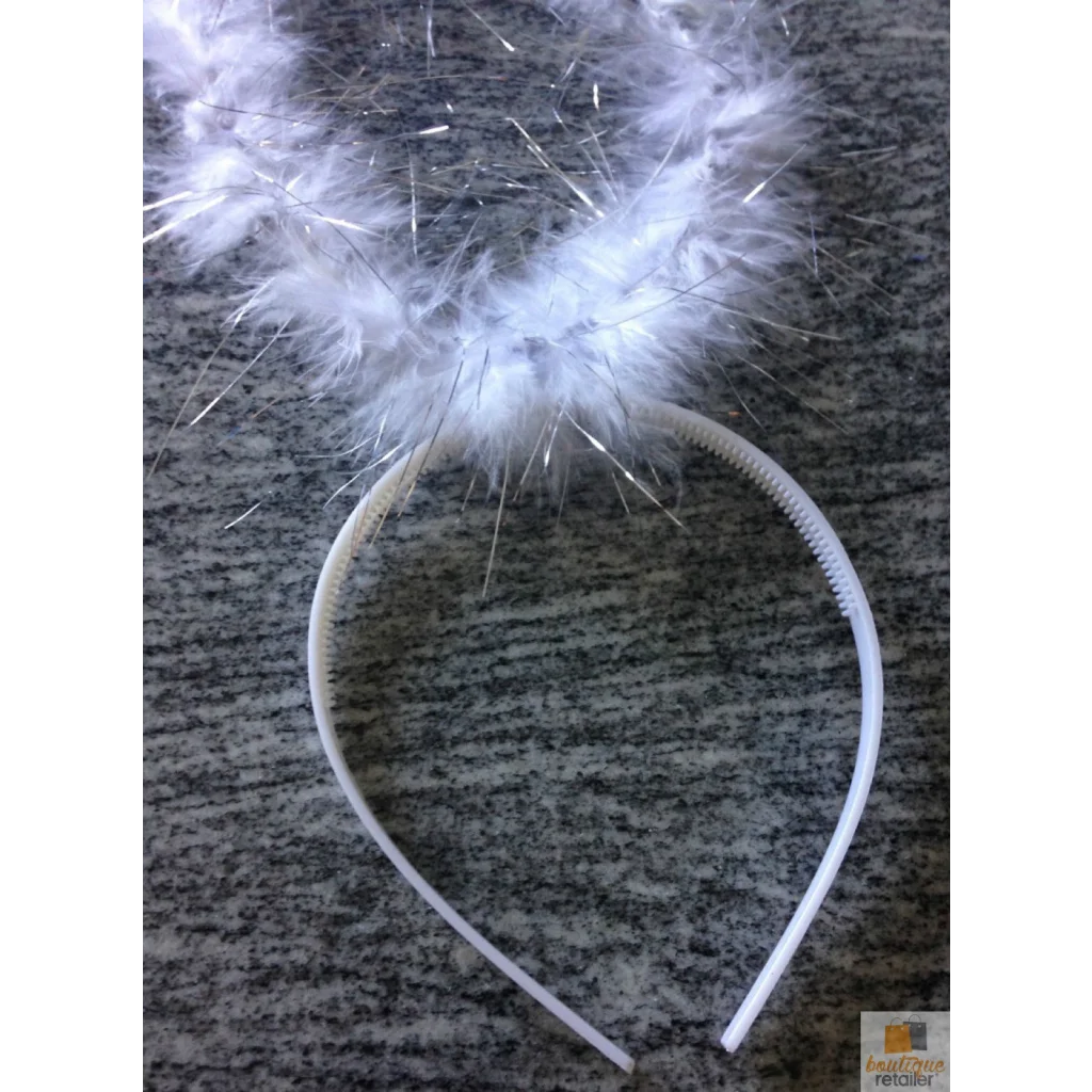 ANGEL HEADBAND Fairy Halo Hair Hoop Costume Dress Up Party