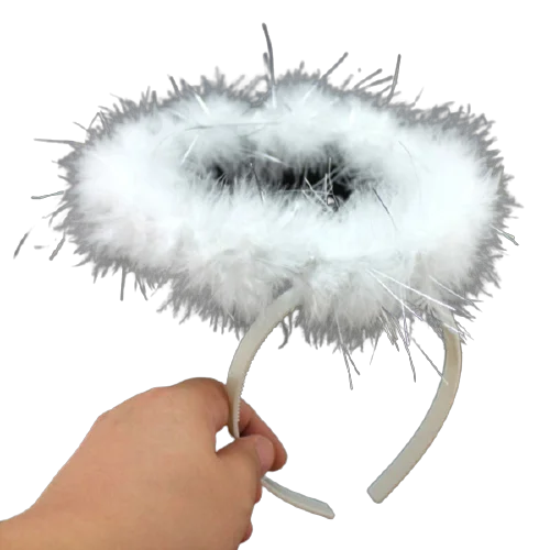 ANGEL HEADBAND Fairy Halo Hair Hoop Costume Dress Up Party