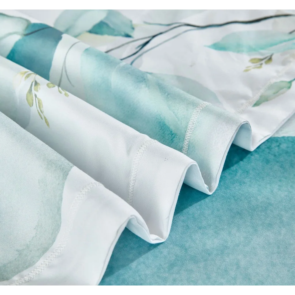 Angelis Leaves Quilt Cover Set - Queen Size - Home & Garden