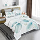 Angelis Leaves Quilt Cover Set - Super King Size - Home &