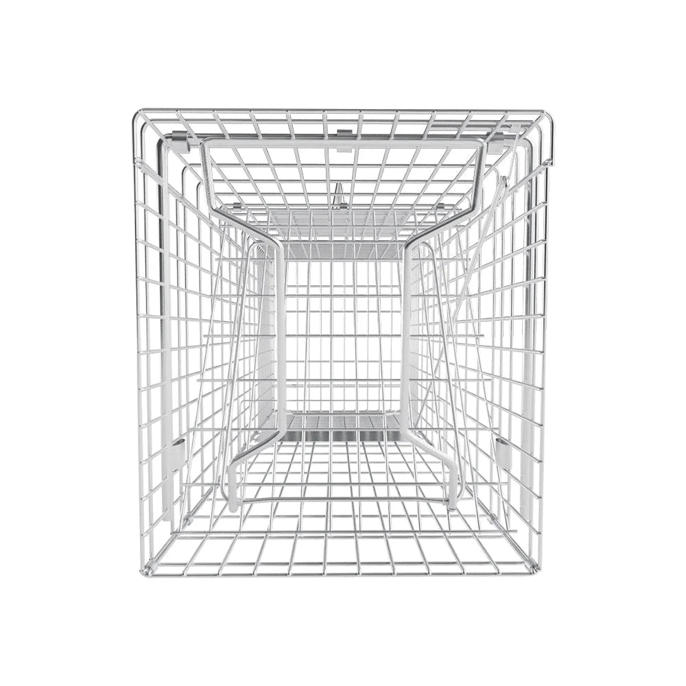 Cage possum humane with live catch rabbit animal