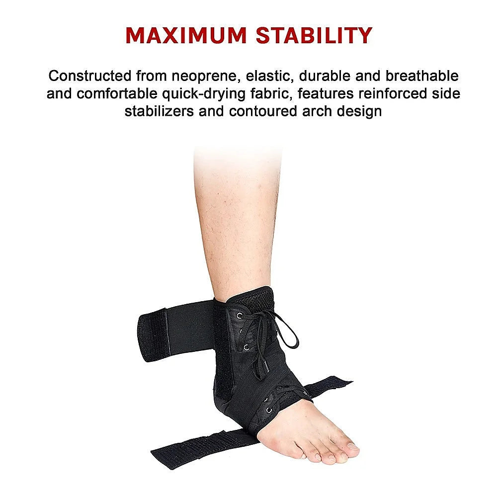 Ankle Brace Stabilizer for Sprain & Instability - Small