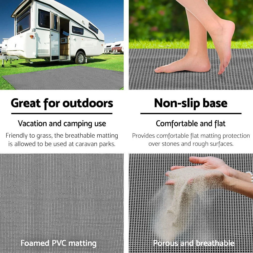 Annex Floor Mat 5 x 2.5M - Grey - Outdoor
