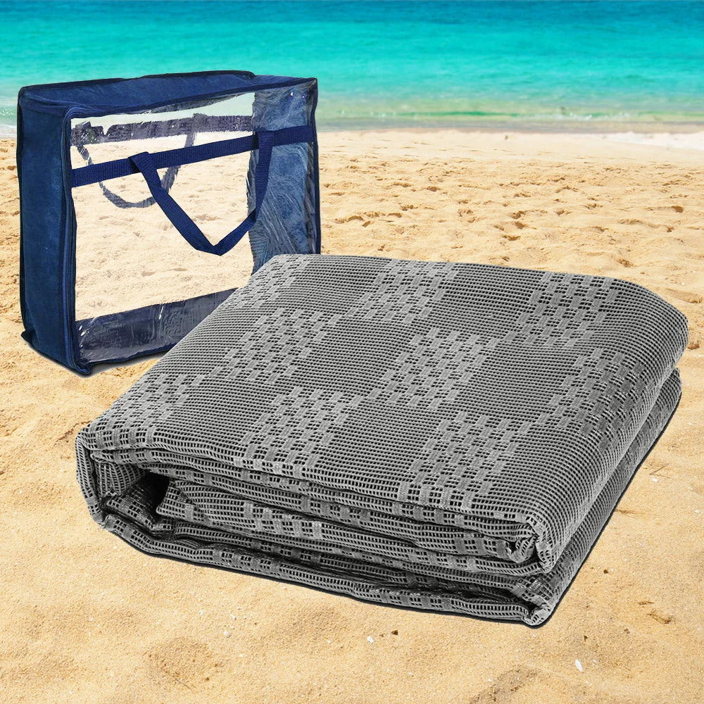 Grey mesh 4x2 annex matting floor with material finish and practical fittings