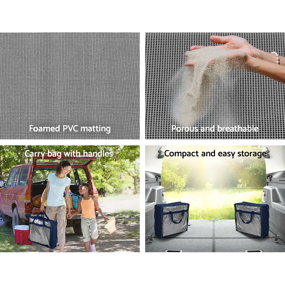Annex Matting Pack 2x Floor Mats Mesh