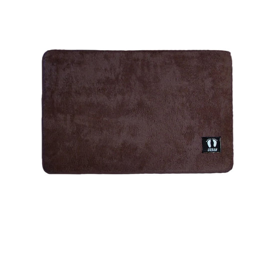 Anti-Slip Polyester Bath Mat Asha 50x80cm - Chocolate - Pet