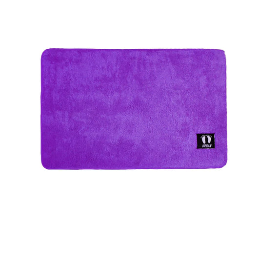 Anti-Slip Polyester Bath Mat Asha 50x80cm - Purple - Pet