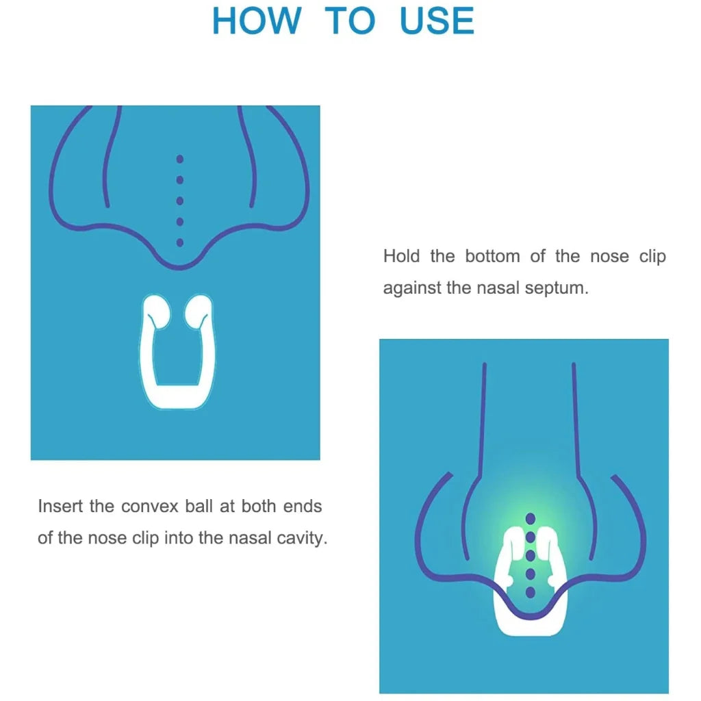 Anti Snoring Aid Nose Clip - Silicone Sleeping