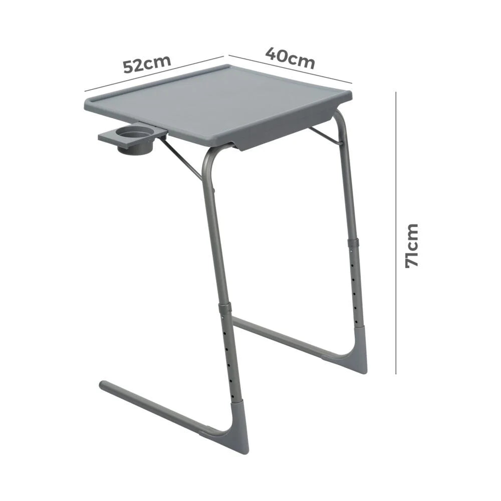 Anywhere Laptop Pro Desk - Silver Grey - Furniture