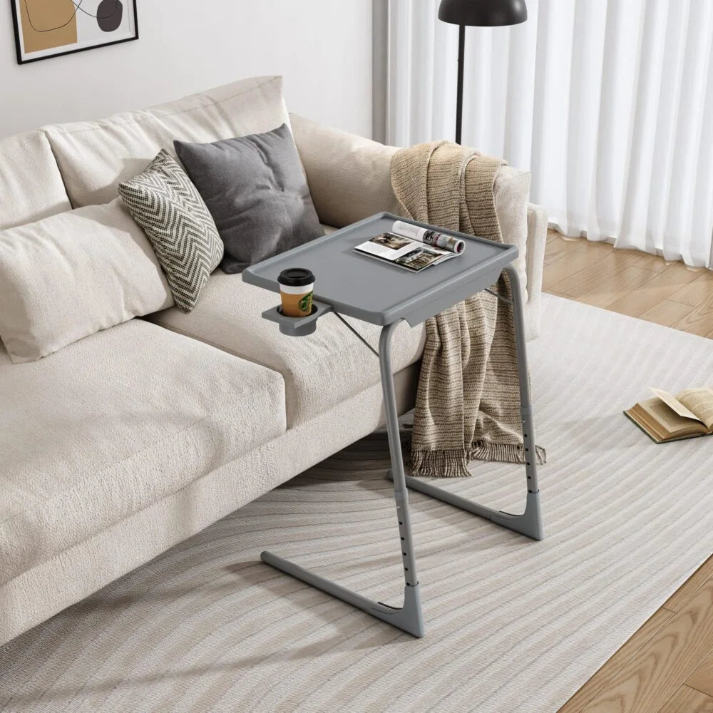 Anywhere Laptop Pro Desk - Silver Grey - Furniture