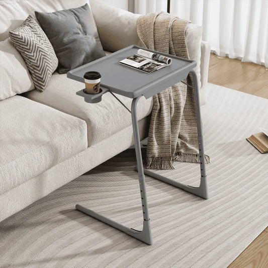 Anywhere Laptop Pro Desk - Silver Grey - Furniture