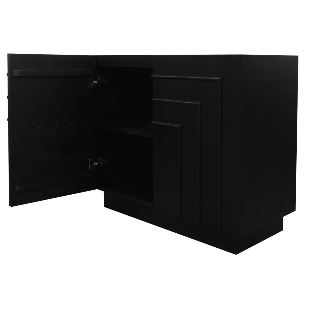 Apollo 2 Drawer Buffet (Black) - Furniture > Dining >