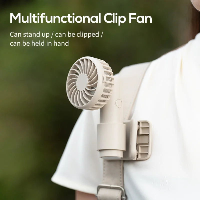 Apricot Portable Multifunctional Clip Fan DQ261 - 1000mAh