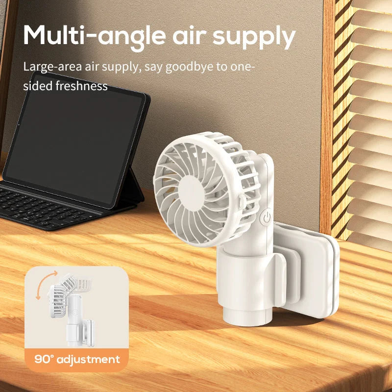 Apricot Portable Multifunctional Clip Fan DQ261 - 1000mAh