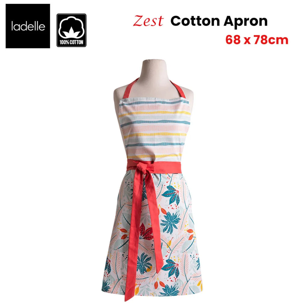 Apron Ladelle Zest Cotton 68 x 78 cm - Home & Garden