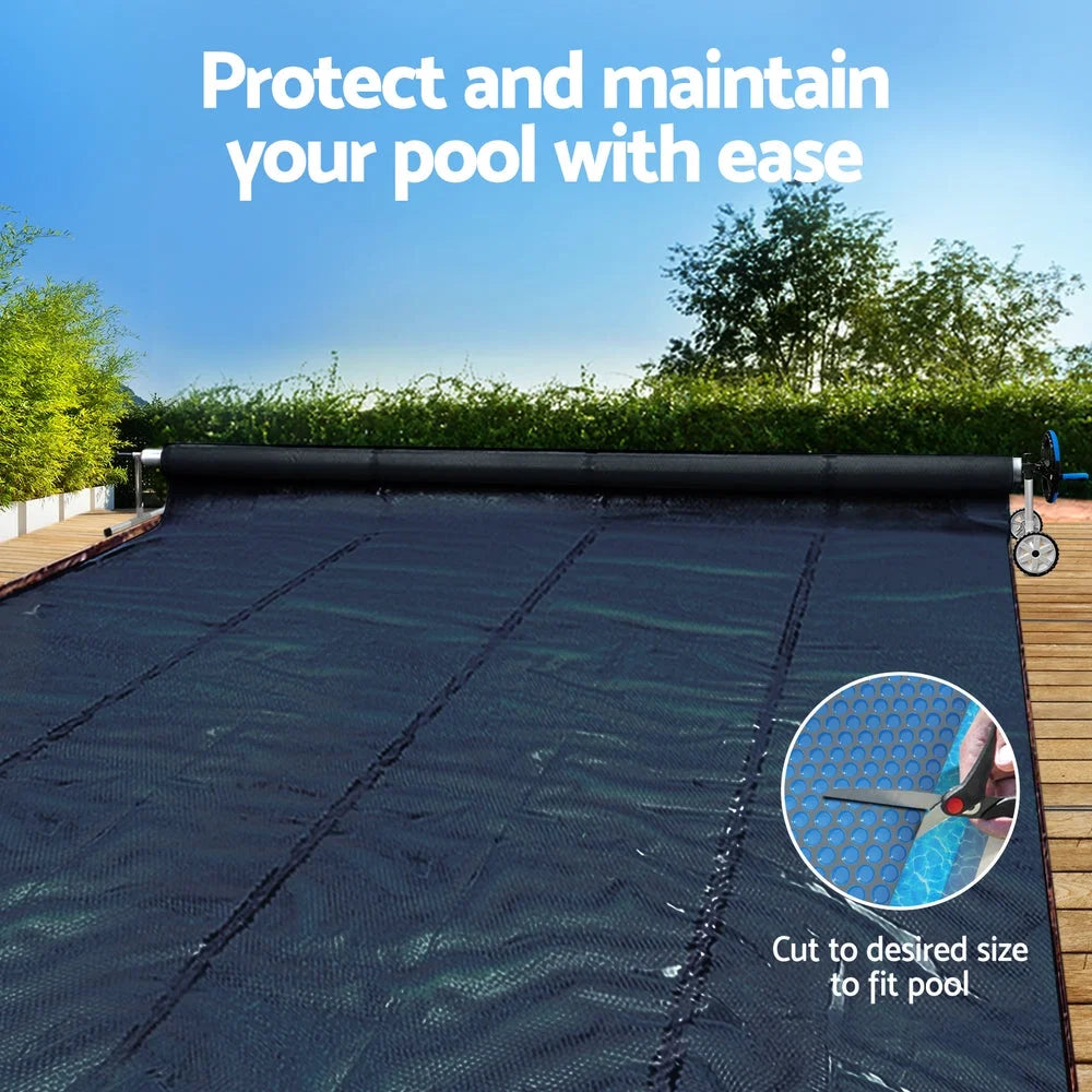 Pool Cover 600 Micron 11x4 8m w Roller 5