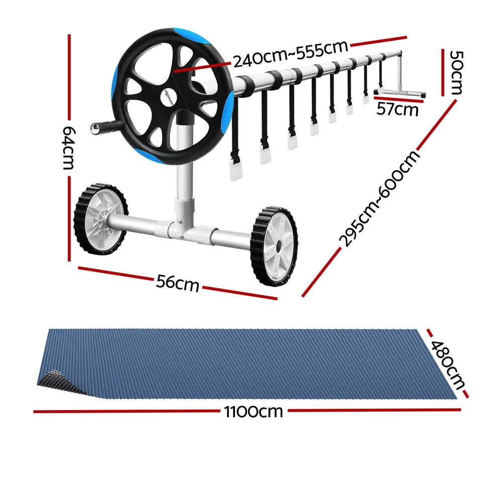 Pool Cover 600 Micron 11x4 8m w Roller