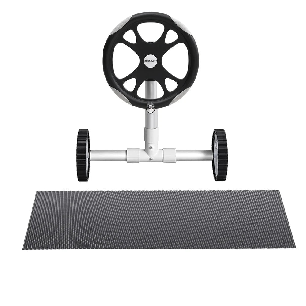 Aqua Buddy Pool Cover 600 Micron 11x4.8m w/ Roller 5.55m