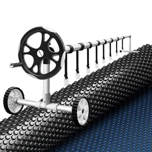 Aqua Buddy Pool Cover 600 Micron 11x4.8m w/ Roller 5.55m