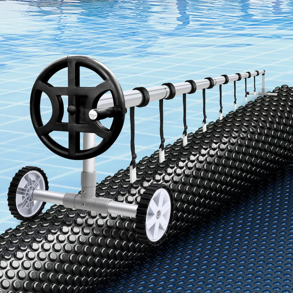 Aqua Buddy Pool Cover 600 Micron 6.5x3m w/ Roller 4m